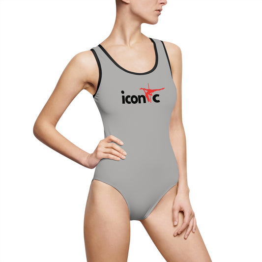 Iconic like my Jade Pole Dance Bodysuit - Light Grey