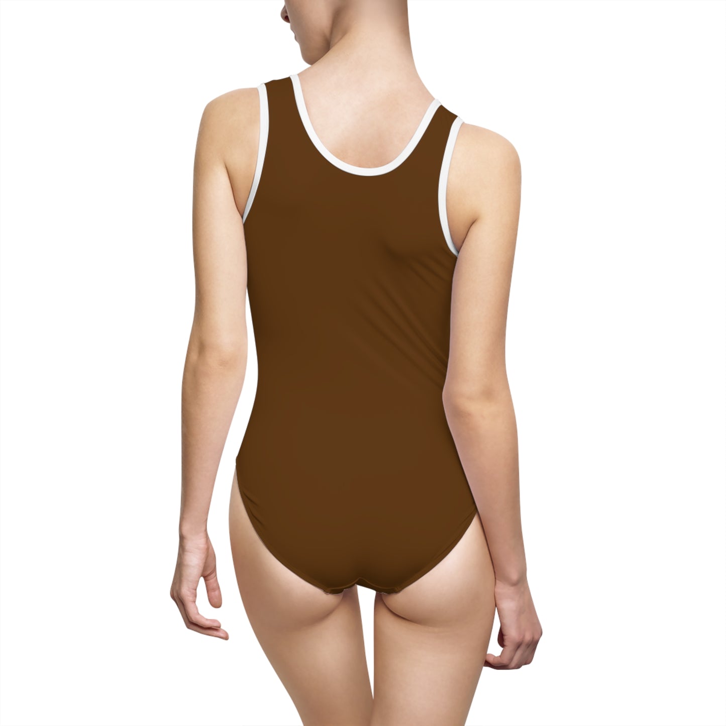 Heartbeat Pole Dance Bodysuit - Brown